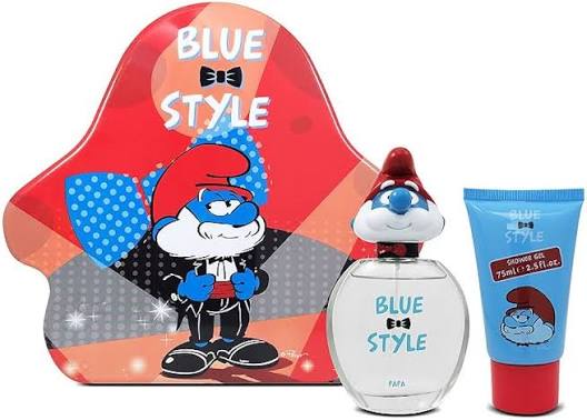 Smurfs 3D Papa -3pcs (3.4oz + 2.5oz Shower Gel + Key) - Set