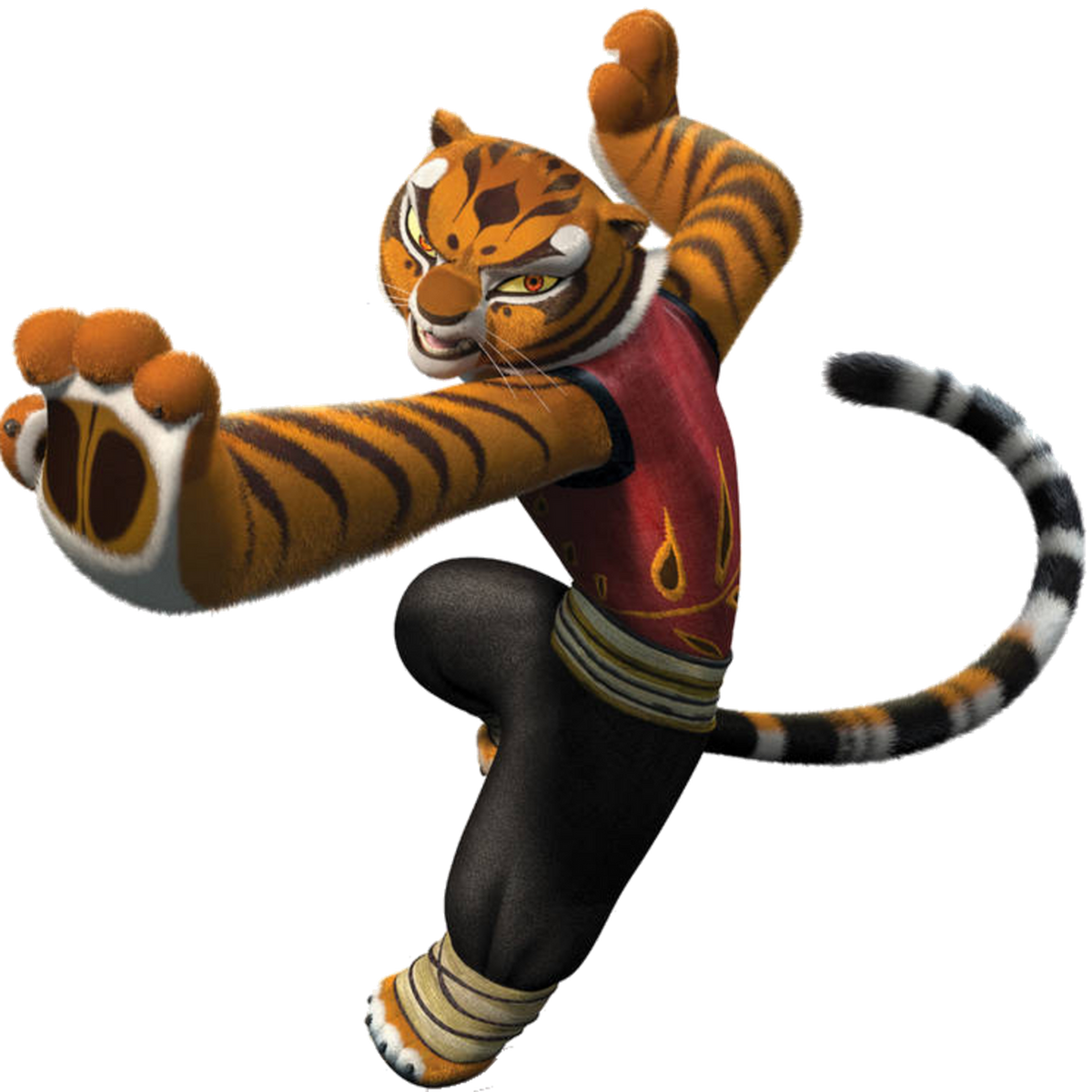KUNG FU PANDA TIGRESS 3-piece fragrance set with 1.7 oz scent, 2.5 oz shower gel, and pin