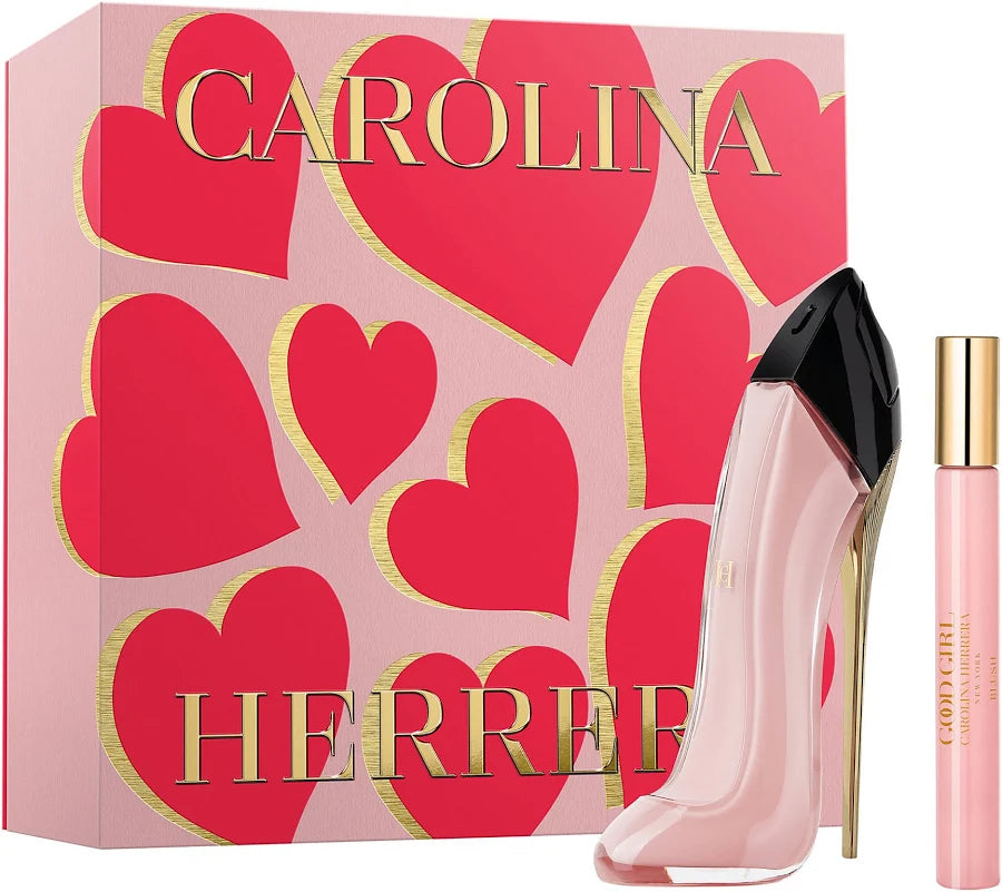 Carolina Herrera Good Girl Blush 2 piece fragrance set with 2.8 oz Eau de Parfum and 10 ml travel spray