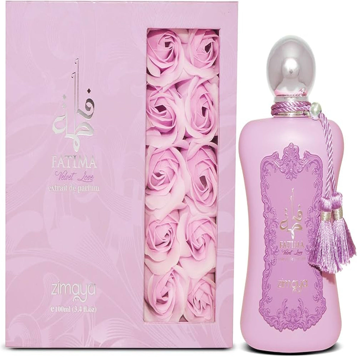 Afnan Fatima Velvet 3.4 oz Eau de Parfum spray bottle