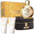 VERSACE EROS 4PC (3.4OZ EDP + 3.4 SG + 3.4BL + MINI) - Set