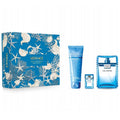 VERSACE EAU FRAICHE (3.4OZ EDT + 5.0OZ SG+ 5ML MINI) - Set