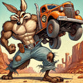 WILE COYOTE 3PCS fragrance gift set with 3.4 oz scent, shower gel, key chain, and tin can packaging