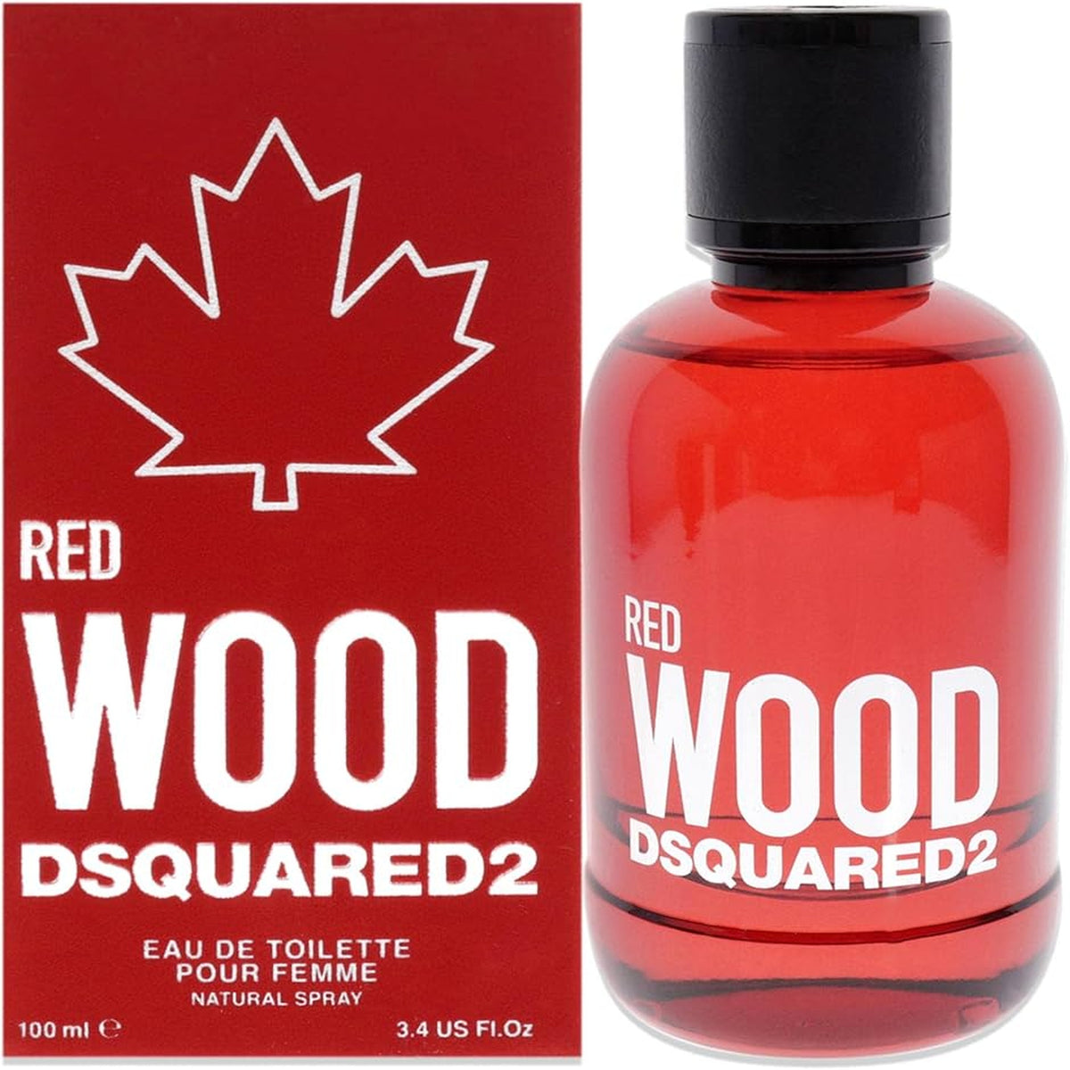 DSQUARED2 Wood Red Pour Femme 3.4 oz EDT Spray bottle