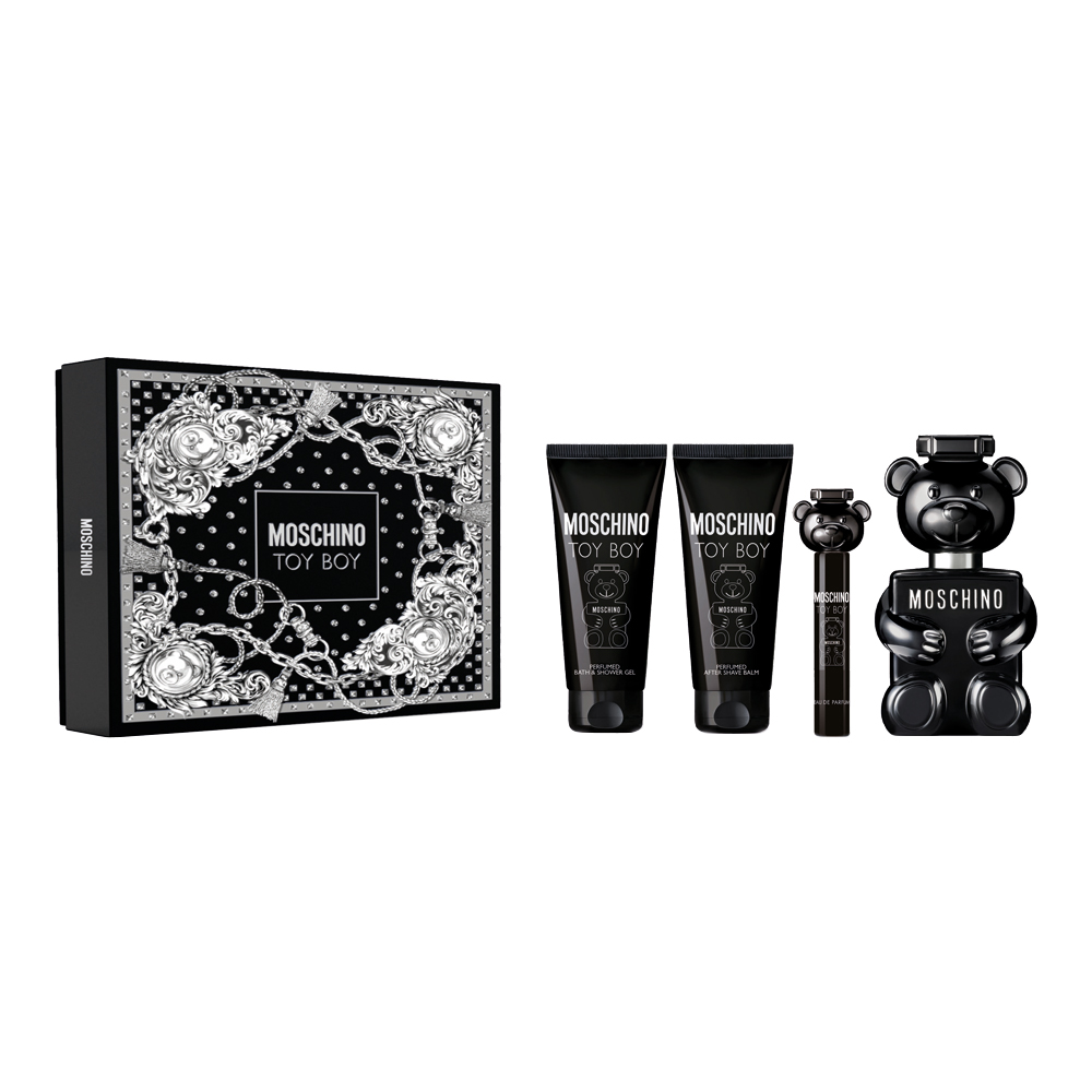MOSCHINO TOY BOY 4PC (3.4EDP +3.4SG+3.4ASB+10ML MINI) - Set